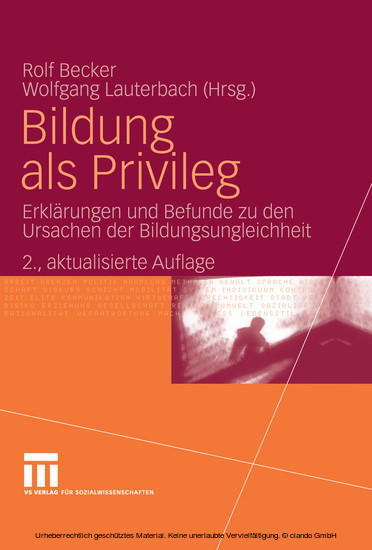Bildung als Privileg main product photo