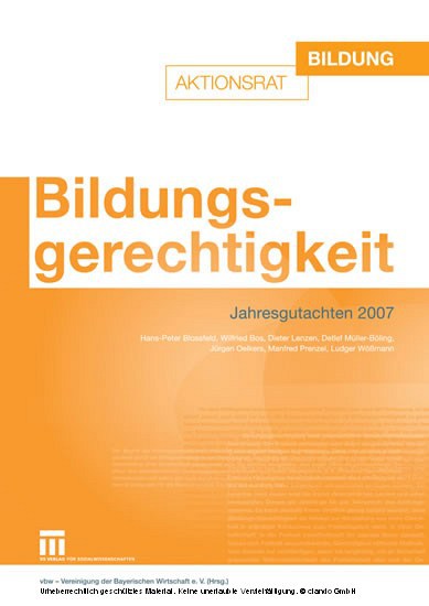 Bildungsgerechtigkeit main product photo