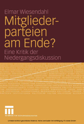Mitgliederparteien am Ende?
