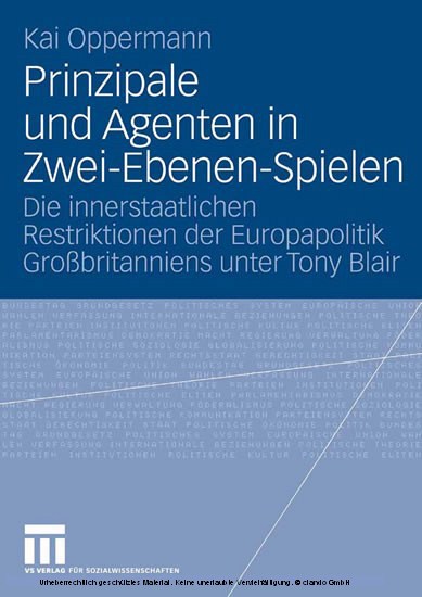 Prinzipale und Agenten in Zwei-Ebenen-Spielen main product photo