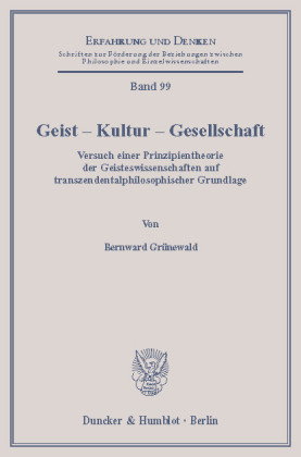 Geist - Kultur - Gesellschaft.