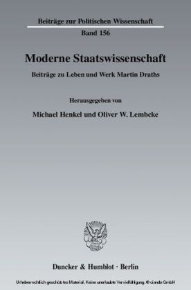 Moderne Staatswissenschaft.
