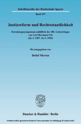 Justizreform und Rechtsstaatlichkeit. main product photo