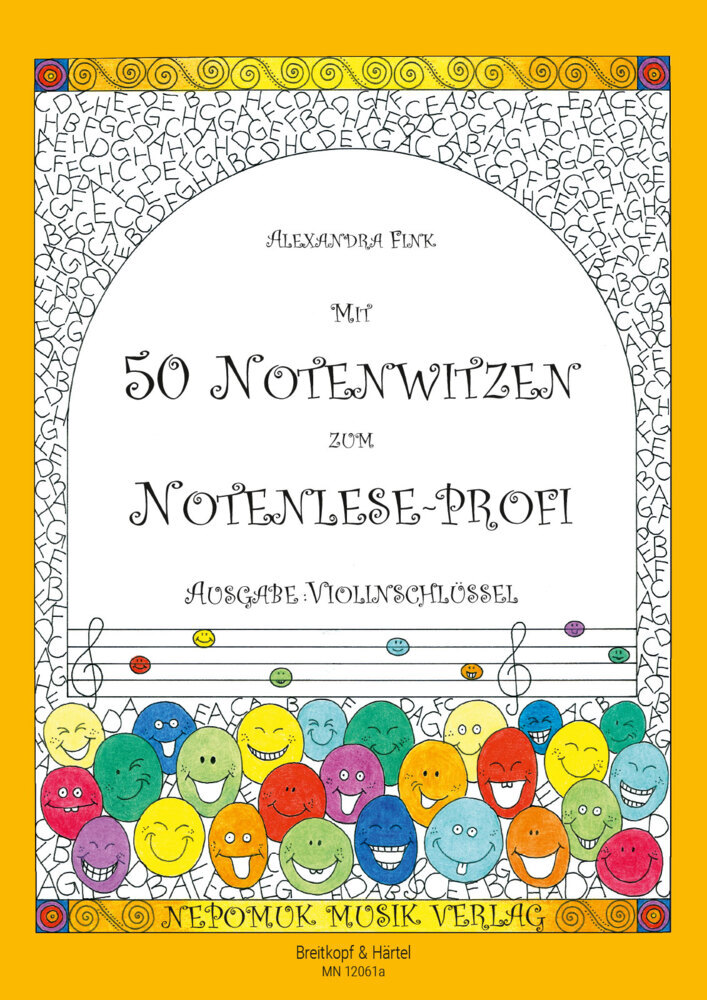 Mit 50 Notenwitzen zum Notenlese-Profi, Ausgabe: Violinschlüssel main product photo