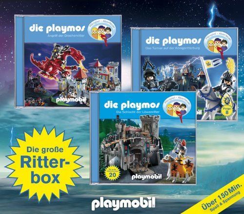 Die Playmos - Die große Ritter-Box, 3 Audio-CDs main product photo