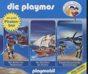Die Playmos - Die große Piraten-Box, 3 Audio-CDs main product photo