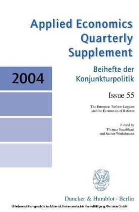 The European Reform Logjam and the Economics of Reform.
