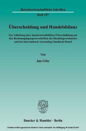 Überschuldung und Handelsbilanz. main product photo