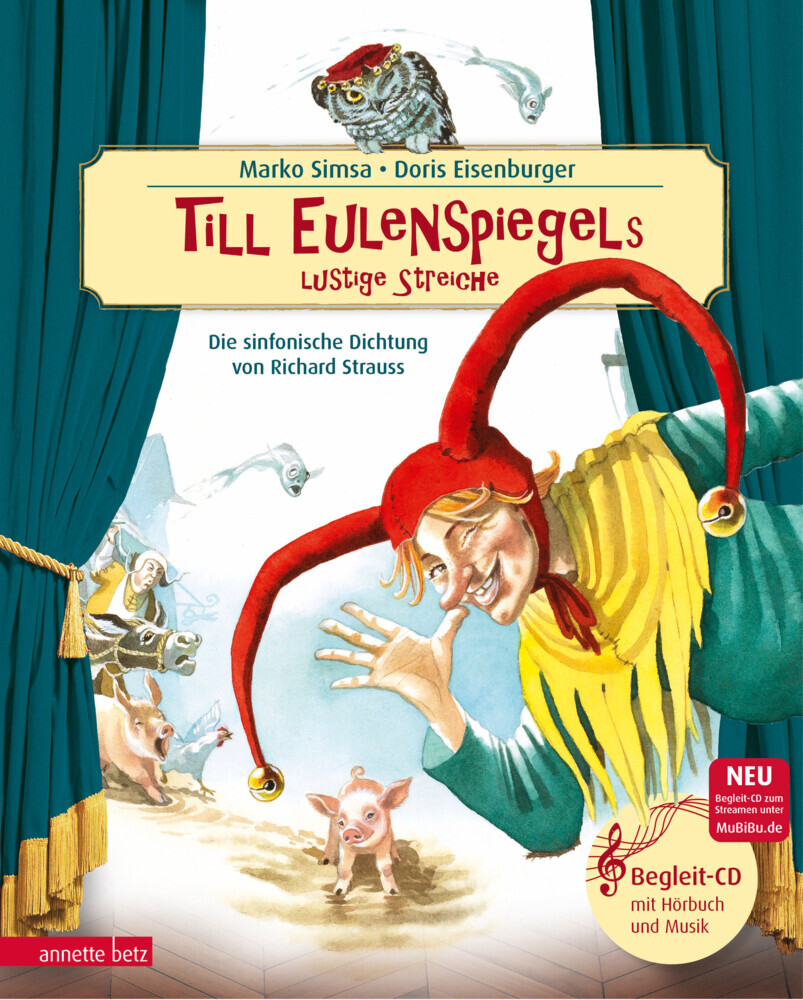 Till Eulenspiegels lustige Streiche mit CD (Das musikalische Bilderbuch mit CD und zum Streamen) main product photo