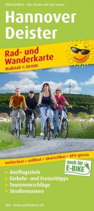 PublicPress Rad- und Wanderkarte Hannover, Deister