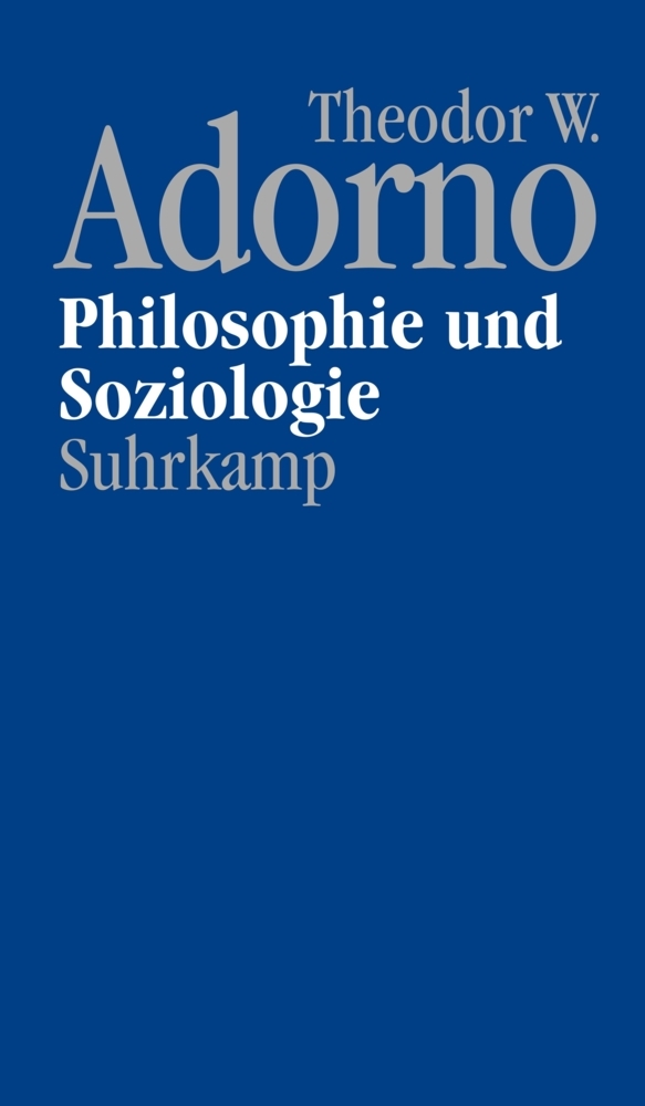 Philosophie und Soziologie (1960) main product photo