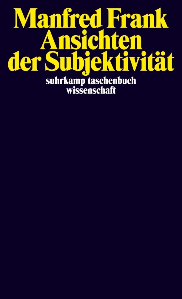 Ansichten der Subjektivität main product photo