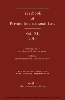 Yearbook of Private International Law
