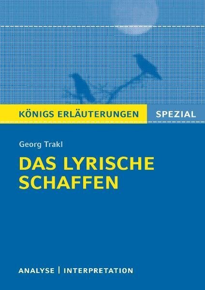 Georg Trakl 'Das lyrische Schaffen' main product photo