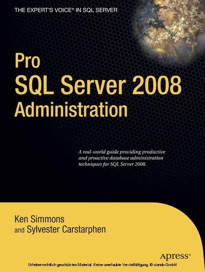 Pro SQL Server 2008 Administration main product photo