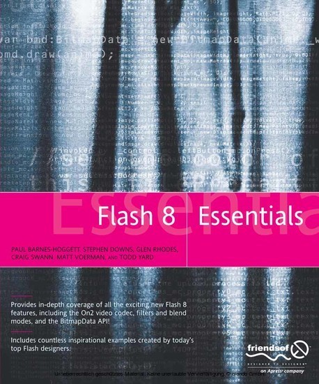 Flash 8 Essentials main product photo