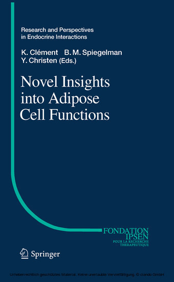 Novel Insights into Adipose Cell Functions main product photo