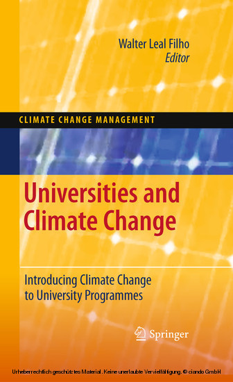 Universities and Climate Change main product photo