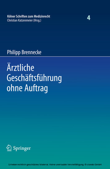 Ärztliche Geschäftsführung ohne Auftrag main product photo