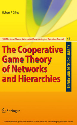 The Cooperative Game Theory of Networks and Hierarchies