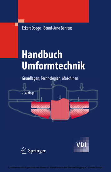 Handbuch Umformtechnik main product photo