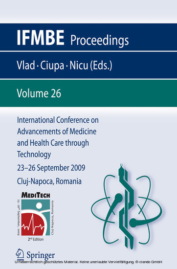 International Conference on Advancements of Medicine and Health Care through Technology; 23 - 26 September 2009 Cluj-Napoca, Romania main product photo