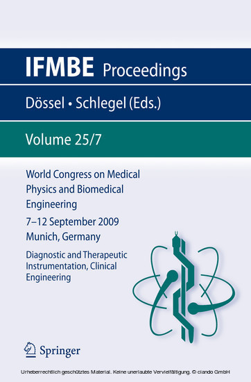 World Congress on Medical Physics and Biomedical Engineering September 7 - 12, 2009 Munich, Germany. Vol. 25/VII main product photo