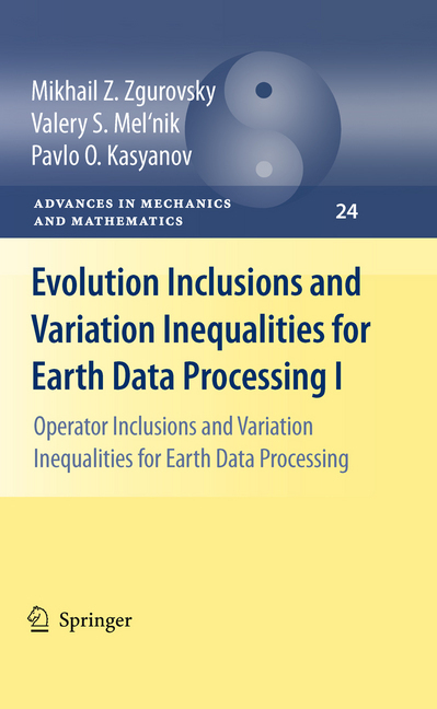 Evolution Inclusions and Variation Inequalities for Earth Data Processing I main product photo