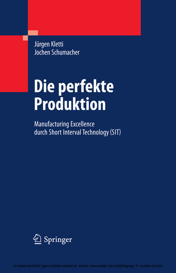 Die perfekte Produktion main product photo