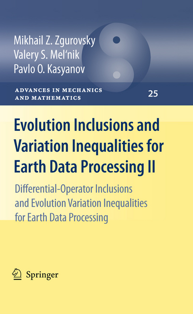 Evolution Inclusions and Variation Inequalities for Earth Data Processing II main product photo