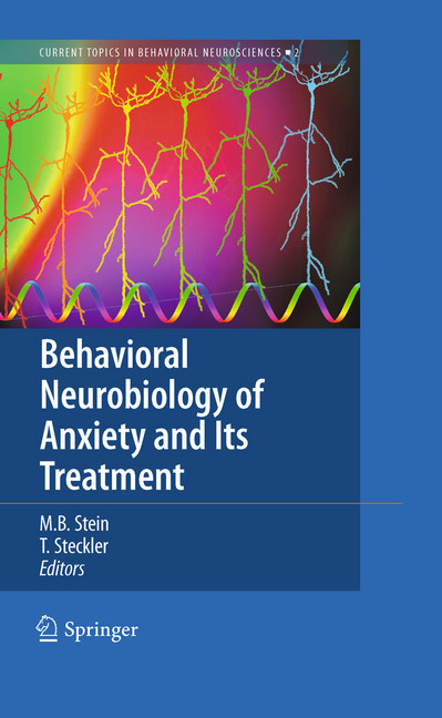 Behavioral Neurobiology of Anxiety and Its Treatment main product photo