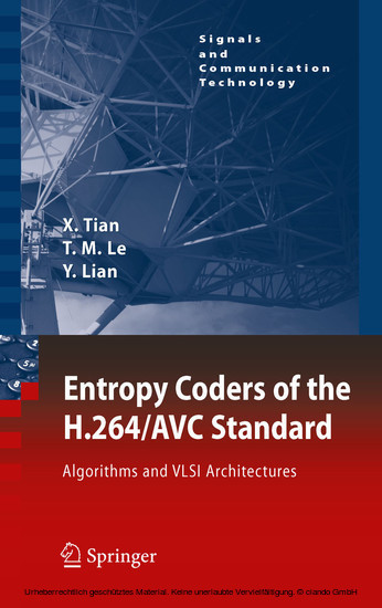 Entropy Coders of the H.264/AVC Standard main product photo