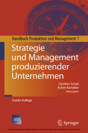 Strategie und Management produzierender Unternehmen main product photo