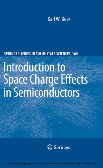 Introduction to Space Charge Effects in Semiconductors main product photo