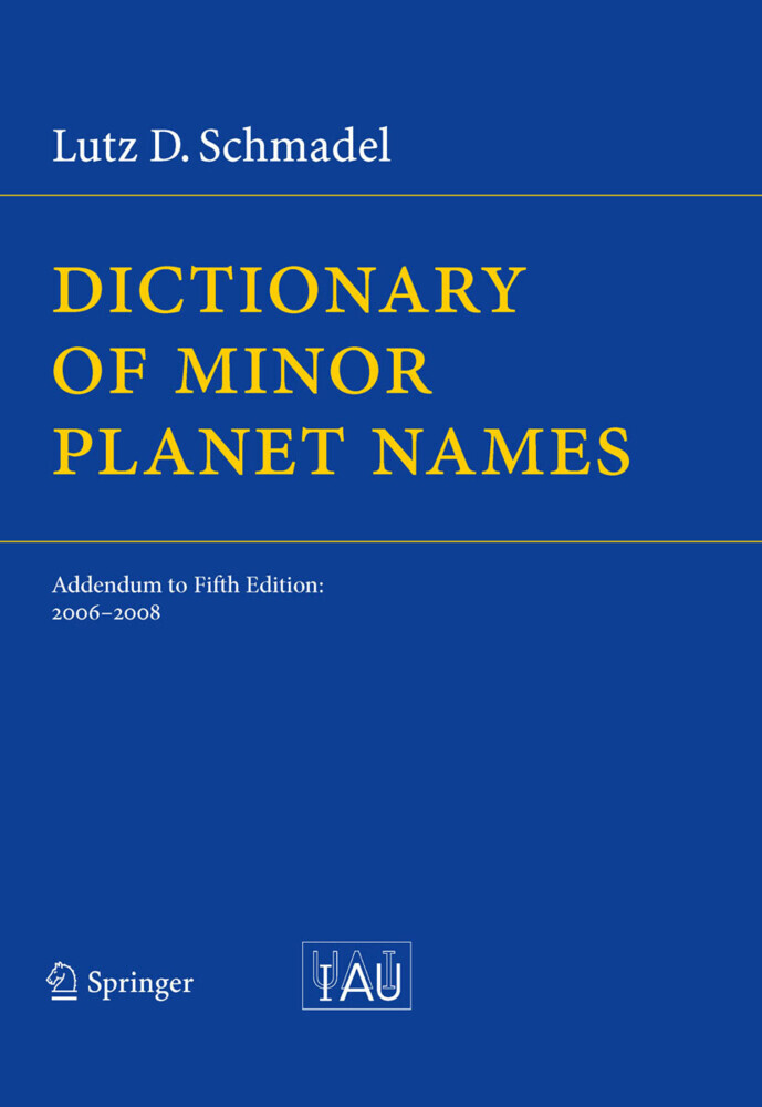 Dictionary of Minor Planet Names main product photo