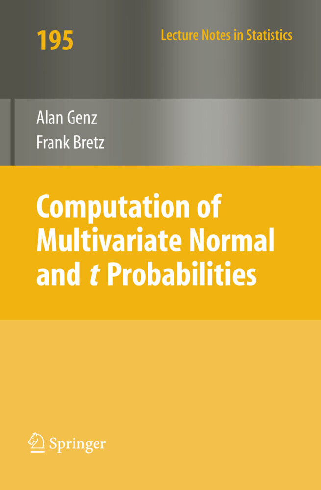Computation of Multivariate Normal and t Probabilities main product photo