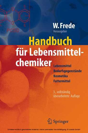 Handbuch für Lebensmittelchemiker main product photo