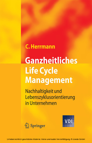 Ganzheitliches Life Cycle Management main product photo