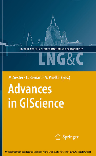 Advances in GIScience main product photo