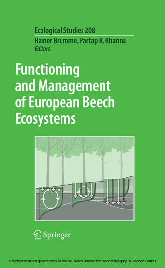 Functioning and Management of European Beech Ecosystems main product photo