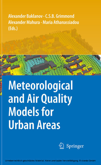 Meteorological and Air Quality Models for Urban Areas main product photo