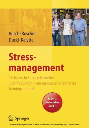 Stressmanagement für Teams in Service, Gewerbe und Produktion - ein ressourcenorientiertes Trainingsmanual