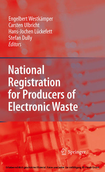 National Registration for Producers of Electronic Waste main product photo