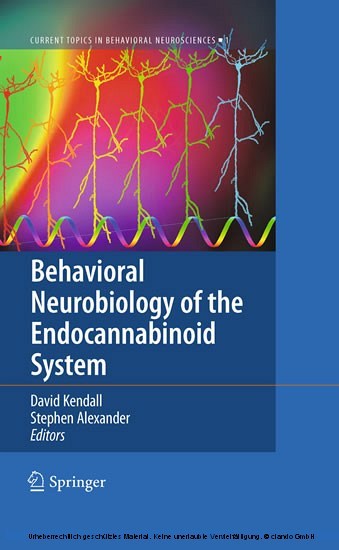 Behavioral Neurobiology of the Endocannabinoid System main product photo
