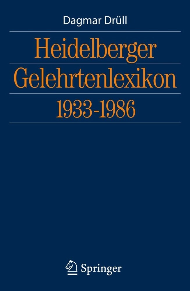 Heidelberger Gelehrtenlexikon 1933-1986 main product photo