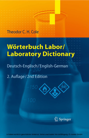 Wörterbuch Labor / Laboratory Dictionary main product photo