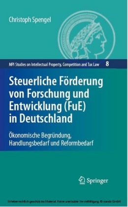 Steuerliche Förderung von Forschung und Entwicklung (FuE) in Deutschland