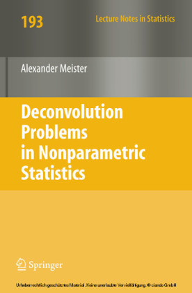Deconvolution Problems in Nonparametric Statistics