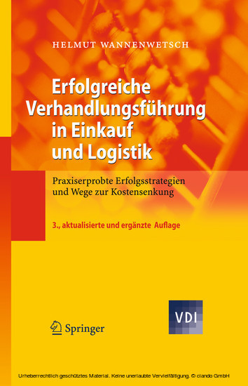 Erfolgreiche Verhandlungsführung in Einkauf und Logistik main product photo