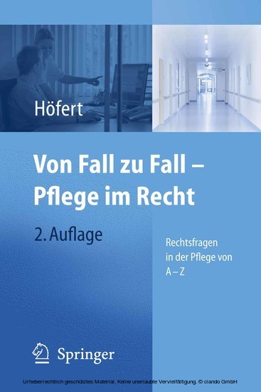 Von Fall zu Fall - Pflege im Recht main product photo